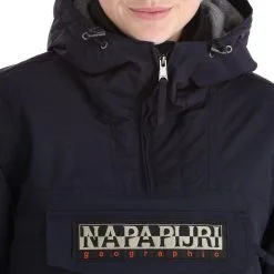 Napapijri, Rainforest W Winter 5 (2022/2023) Winter Anorak Dames Marine Blauw -Ski-Jassen Winkel napapijri rainforest w winter 5 af anorak dames marine blauw 22napap107v6 BI 07