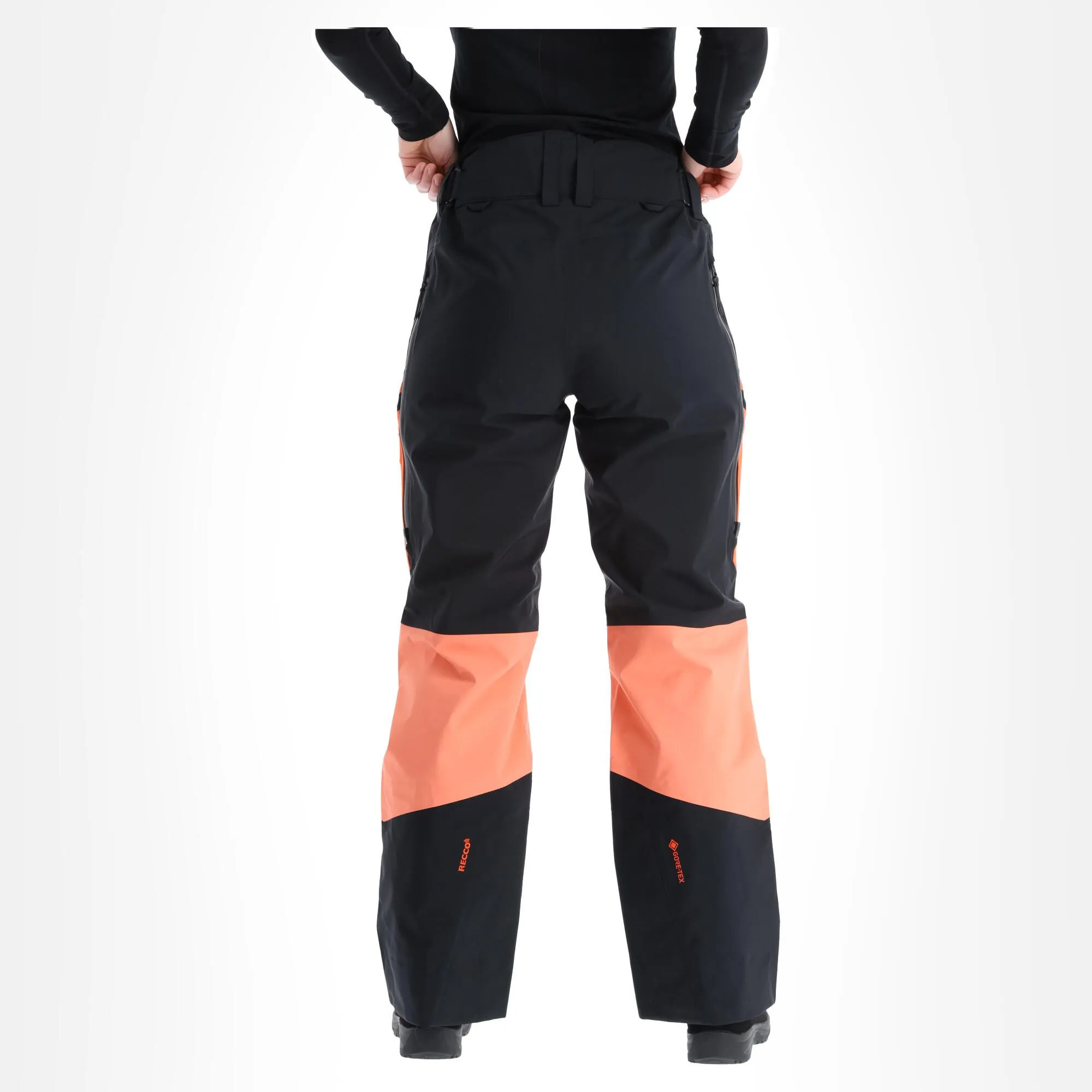 Peak Performance, Gravity Pants Hardshell Skibroek Slim Fit Dames Zeal Oranje 4 Peak Performance, Gravity Pants Hardshell Skibroek Slim Fit Dames Zeal Oranje - Afbeelding 2