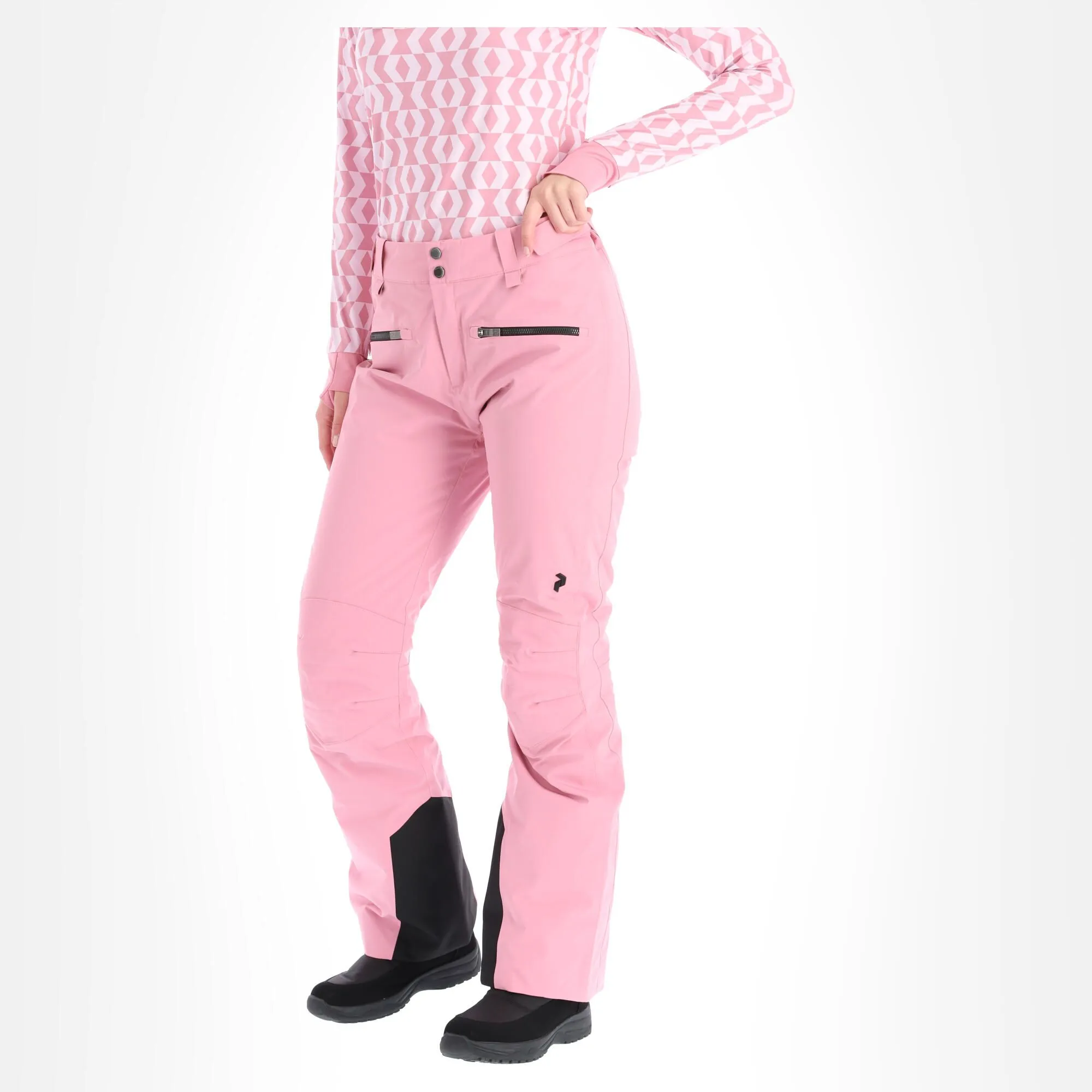 Peak Performance, Scoot Skibroek Slim Fit Dames Frosty Roze 4 Peak Performance, Scoot Skibroek Slim Fit Dames Frosty Roze - Afbeelding 2
