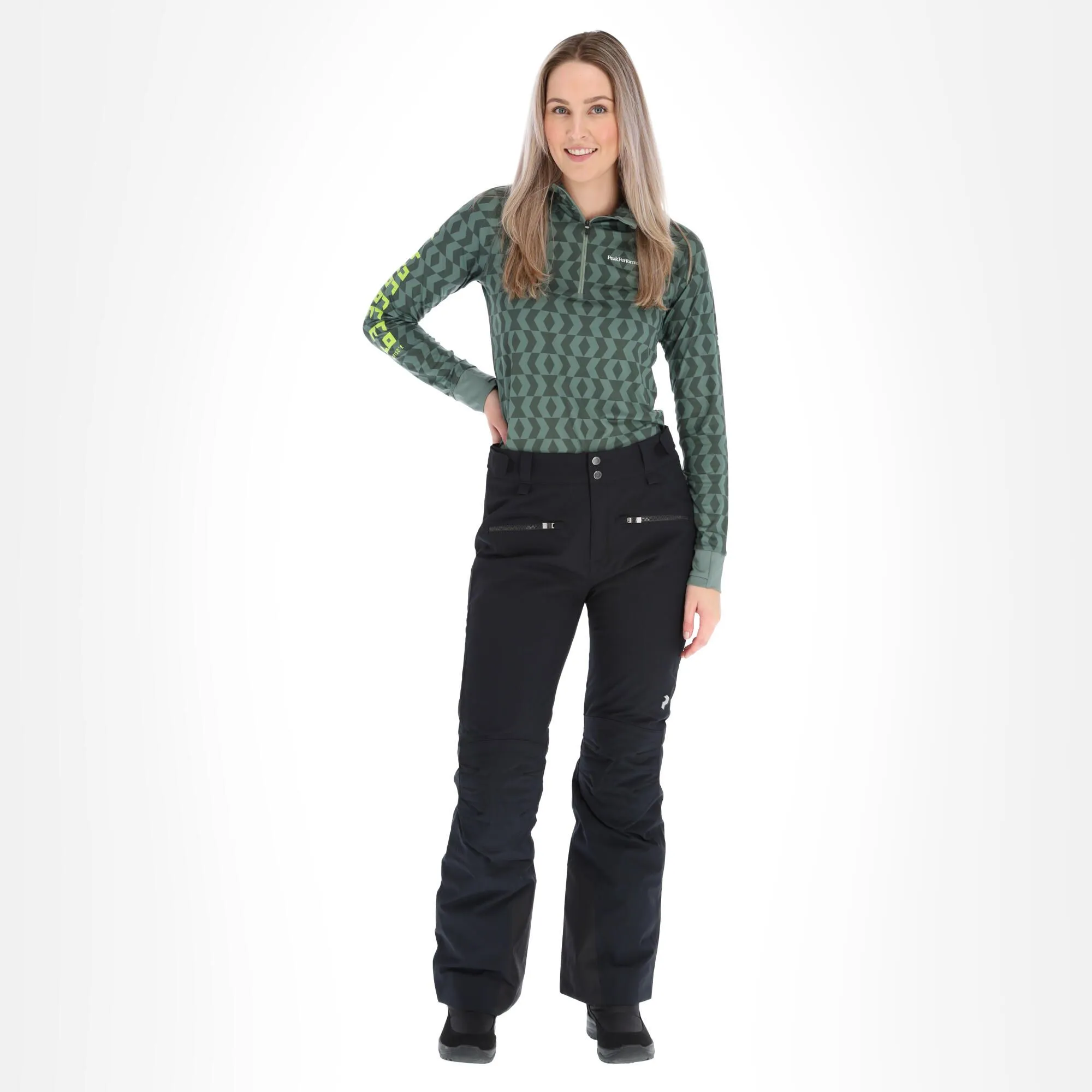 Peak Performance, Scoot Skibroek Slim Fit Dames Zwart 3 Peak Performance, Scoot Skibroek Slim Fit Dames Zwart