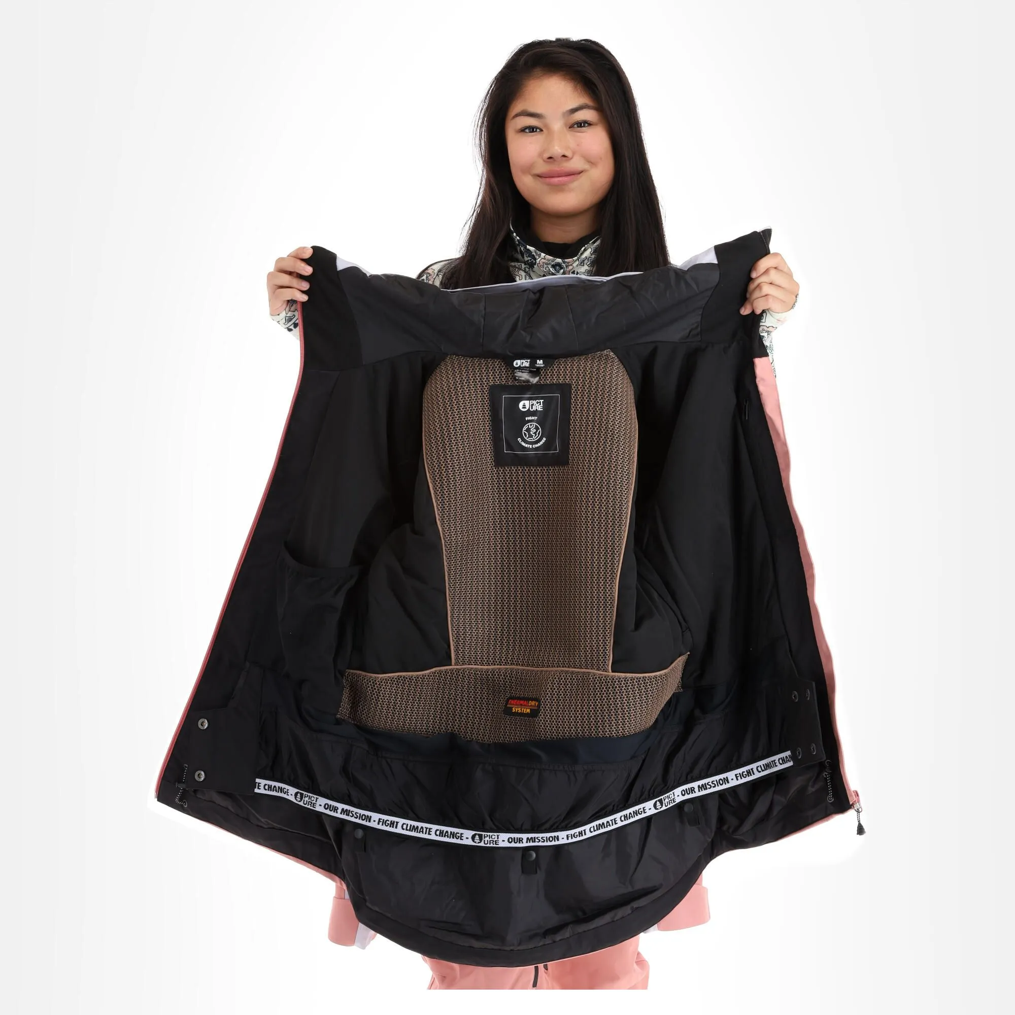 Picture, Exa Jkt Ski-jas Dames Ash Roze 7 Picture, Exa Jkt Ski-jas Dames Ash Roze - Afbeelding 5