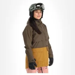 Picture, Glawi Jkt Ski-jas Dames Dark Army Groen -Ski-Jassen Winkel picture glawi jkt aa jas gevoerd dames dark army groen 22pictu129v3 BI 04