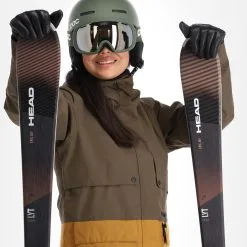 Picture, Glawi Jkt Ski-jas Dames Dark Army Groen -Ski-Jassen Winkel picture glawi jkt aa jas gevoerd dames dark army groen 22pictu129v3 BI 05