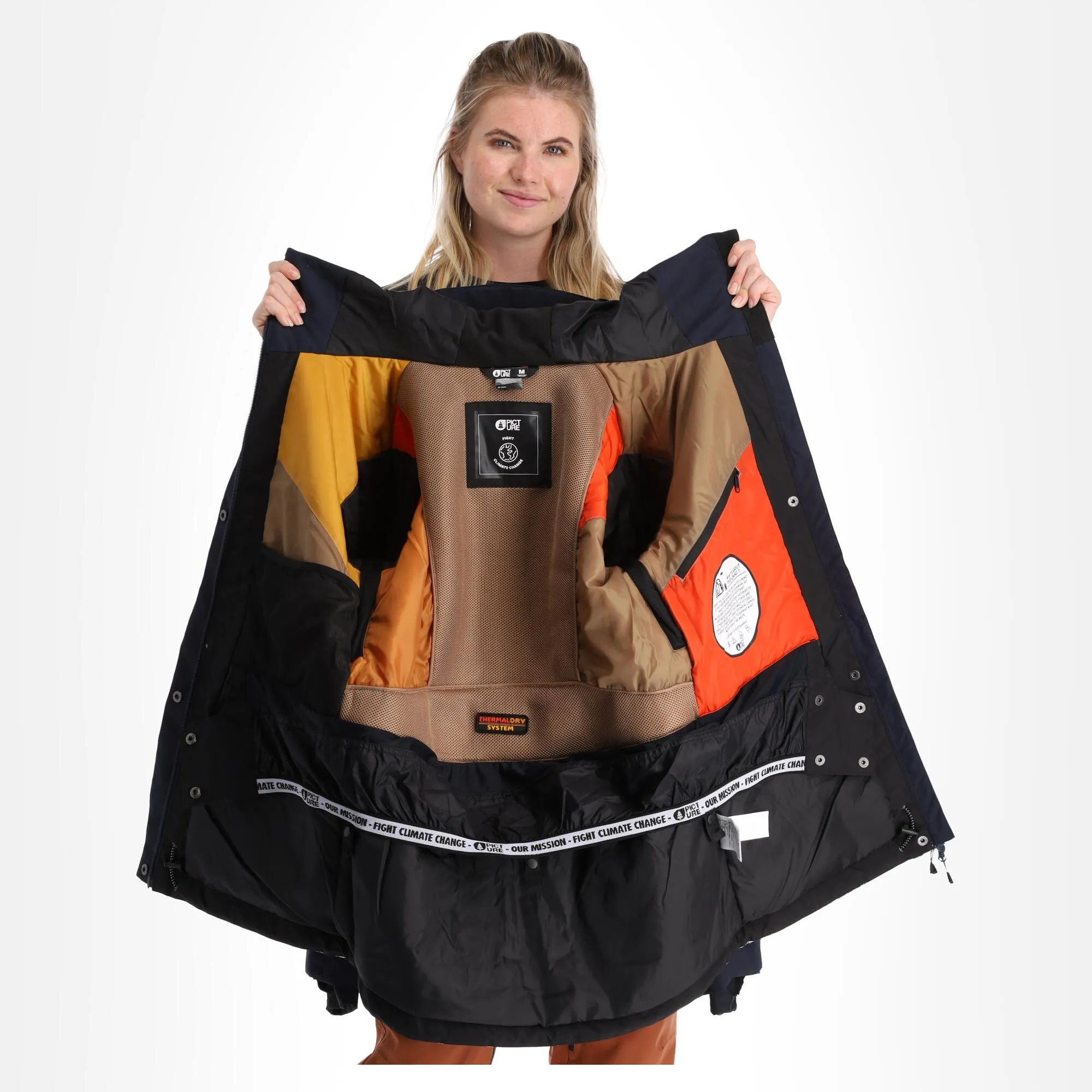 Picture, Glawi Jkt Ski-jas Dames Dark Blauw 6 Picture, Glawi Jkt Ski-jas Dames Dark Blauw - Afbeelding 4