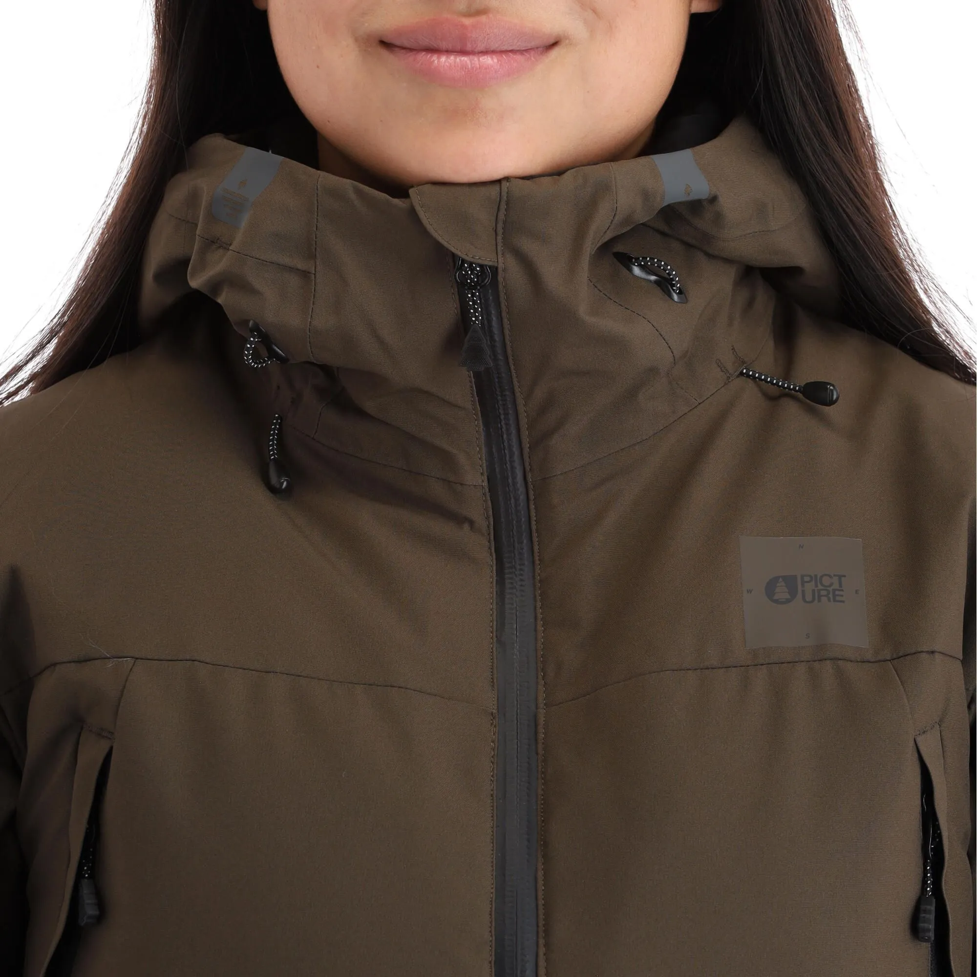 Picture, Lement Jkt Ski-jas Dames Dark Army Groen 14 Picture, Lement Jkt Ski-jas Dames Dark Army Groen - Afbeelding 12