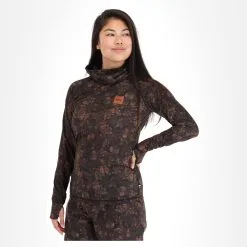 Picture, Pila High Top Skipully Dames Iberis Print Bruin -Ski-Jassen Winkel picture pila high top ga ski pully dames iberis print bruin 22pictu123v2 BI 04