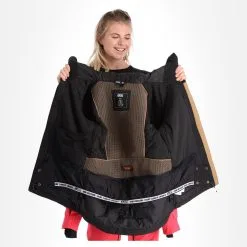 Picture, Seen Jkt Ski-jas Dames Dark Stone Beige -Ski-Jassen Winkel picture seen jkt aa jas gevoerd dames dark stone beige 22pictu128v1 BI 05