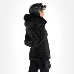 Poivre Blanc, Hybrid Ski Jacket Ski-jas Dames Glow Zwart -Ski-Jassen Winkel poivre blanc hybrid ski jacket aa jas gevoerd dames glow zwart 22poivr105v2 BI 03