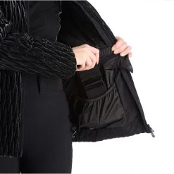 Poivre Blanc, Hybrid Ski Jacket Ski-jas Dames Glow Zwart -Ski-Jassen Winkel poivre blanc hybrid ski jacket aa jas gevoerd dames glow zwart 22poivr105v2 BI 07