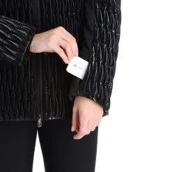 Poivre Blanc, Hybrid Ski Jacket Ski-jas Dames Glow Zwart -Ski-Jassen Winkel poivre blanc hybrid ski jacket aa jas gevoerd dames glow zwart 22poivr105v2 BI 11