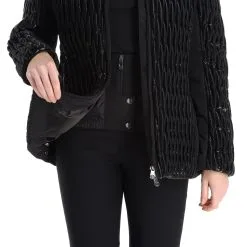 Poivre Blanc, Hybrid Ski Jacket Ski-jas Dames Glow Zwart -Ski-Jassen Winkel poivre blanc hybrid ski jacket aa jas gevoerd dames glow zwart 22poivr105v2 BI 12