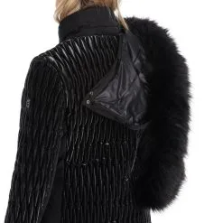 Poivre Blanc, Hybrid Ski Jacket Ski-jas Dames Glow Zwart -Ski-Jassen Winkel poivre blanc hybrid ski jacket aa jas gevoerd dames glow zwart 22poivr105v2 BI 14