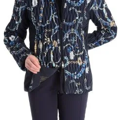 Poivre Blanc, Hybrid Ski Jacket Ski-jas Dames Jewelry Gothic Blauw -Ski-Jassen Winkel poivre blanc hybrid ski jacket aa jas gevoerd dames jewelry 22poivr106v1 BI 13