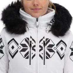 Poivre Blanc, Stretch Ski Jacket Ski-jas Dames Fancy Wit 21 Poivre Blanc, Stretch Ski Jacket Ski-jas Dames Fancy Wit -Ski-Jassen Winkel poivre blanc stretch ski jacket aa jas gevoerd dames fancy wit 22poivr102v2 BI 07