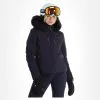 Poivre Blanc, Stretch Ski Jacket Ski-jas Dames Gothic Blauw -Ski-Jassen Winkel poivre blanc stretch ski jacket aa jas gevoerd dames gothic blauw 22poivr101v1 BI 02