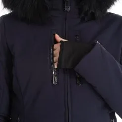 Poivre Blanc, Stretch Ski Jacket Ski-jas Dames Gothic Blauw 25 Poivre Blanc, Stretch Ski Jacket Ski-jas Dames Gothic Blauw -Ski-Jassen Winkel poivre blanc stretch ski jacket aa jas gevoerd dames gothic blauw 22poivr101v1 BI 12