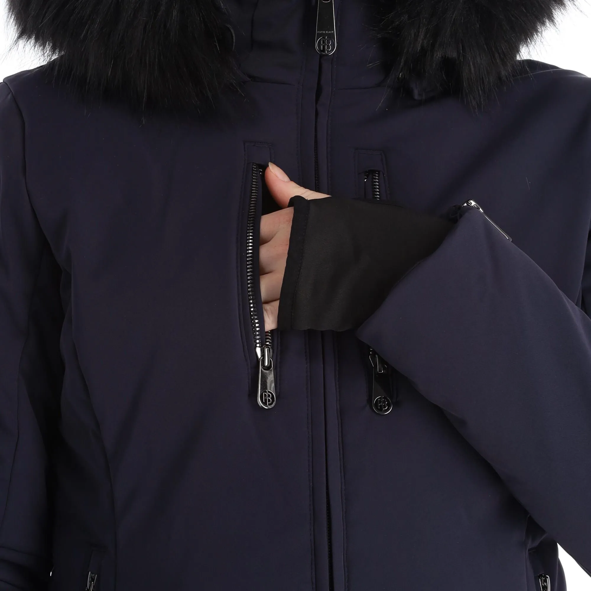 Poivre Blanc, Stretch Ski Jacket Ski-jas Dames Gothic Blauw 13 Poivre Blanc, Stretch Ski Jacket Ski-jas Dames Gothic Blauw - Afbeelding 11