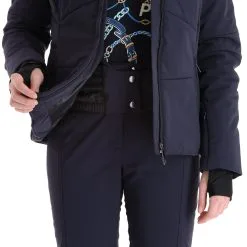 Poivre Blanc, Stretch Ski Jacket Ski-jas Dames Gothic Blauw 21 Poivre Blanc, Stretch Ski Jacket Ski-jas Dames Gothic Blauw -Ski-Jassen Winkel poivre blanc stretch ski jacket aa jas gevoerd dames gothic blauw 22poivr104v2 BI 08