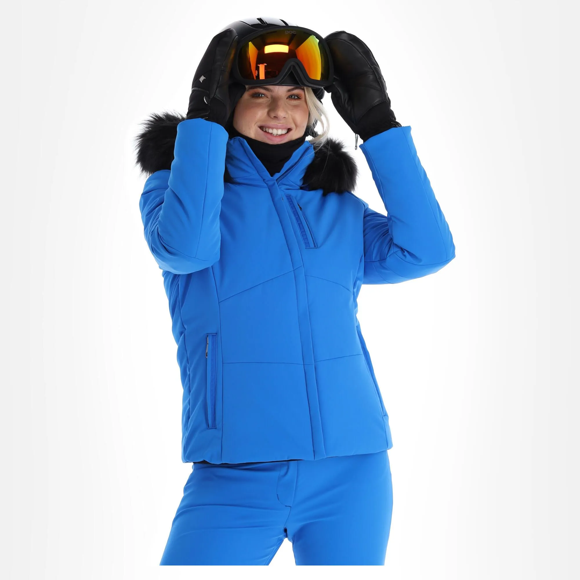 Poivre Blanc, Stretch Ski Jacket Ski-jas Dames King Blauw 5 Poivre Blanc, Stretch Ski Jacket Ski-jas Dames King Blauw - Afbeelding 3