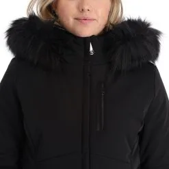 Poivre Blanc, Stretch Ski Jacket Ski-jas Dames Zwart -Ski-Jassen Winkel poivre blanc stretch ski jacket aa jas gevoerd dames zwart 22poivr104v3 BI 07