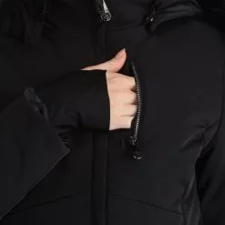 Poivre Blanc, Stretch Ski Jacket Ski-jas Dames Zwart -Ski-Jassen Winkel poivre blanc stretch ski jacket aa jas gevoerd dames zwart 22poivr104v3 BI 11