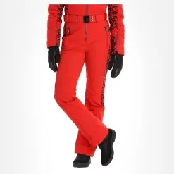Poivre Blanc, Stretch Ski Overall Ski Overall Dames Leopard Scarlet Rood -Ski-Jassen Winkel poivre blanc stretch ski overall da ski overall dames leopard 22poivr110v2 BI 06