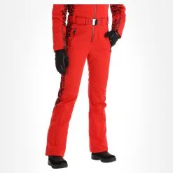 Poivre Blanc, Stretch Ski Overall Ski Overall Dames Leopard Scarlet Rood -Ski-Jassen Winkel poivre blanc stretch ski overall da ski overall dames leopard 22poivr110v2 BI 08