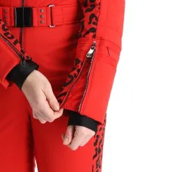 Poivre Blanc, Stretch Ski Overall Ski Overall Dames Leopard Scarlet Rood -Ski-Jassen Winkel poivre blanc stretch ski overall da ski overall dames leopard 22poivr110v2 BI 12