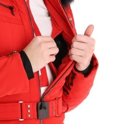 Poivre Blanc, Stretch Ski Overall Ski Overall Dames Leopard Scarlet Rood -Ski-Jassen Winkel poivre blanc stretch ski overall da ski overall dames leopard 22poivr110v2 BI 19