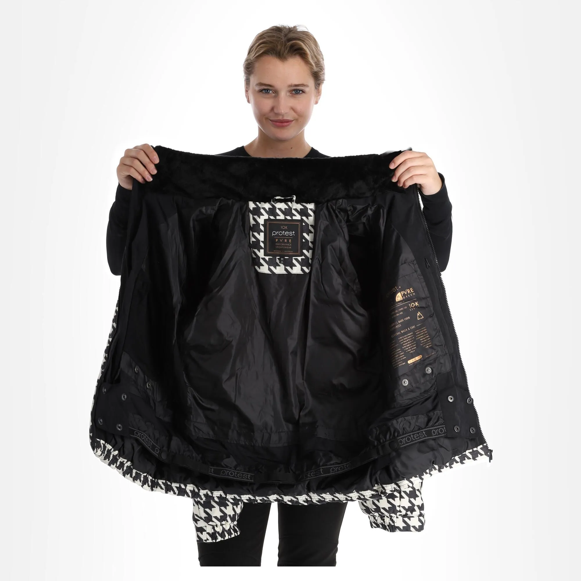 Protest, Prtbreey Ski-jas Dames True Zwart 7 Protest, Prtbreey Ski-jas Dames True Zwart - Afbeelding 5