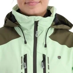Rehall, Elly-R Ski-jas Dames Pastel Groen -Ski-Jassen Winkel rehall elly r aa jas gevoerd dames pastel groen 22rehal138v2 BI 10