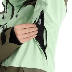 Rehall, Elly-R Ski-jas Dames Pastel Groen -Ski-Jassen Winkel rehall elly r aa jas gevoerd dames pastel groen 22rehal138v2 BI 13