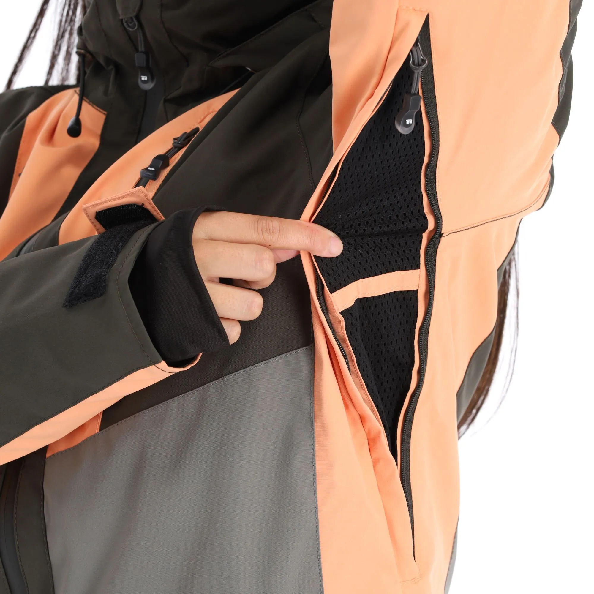 Rehall, Evy-R Ski-jas Dames Gunmetal Grijs 10 Rehall, Evy-R Ski-jas Dames Gunmetal Grijs - Afbeelding 8