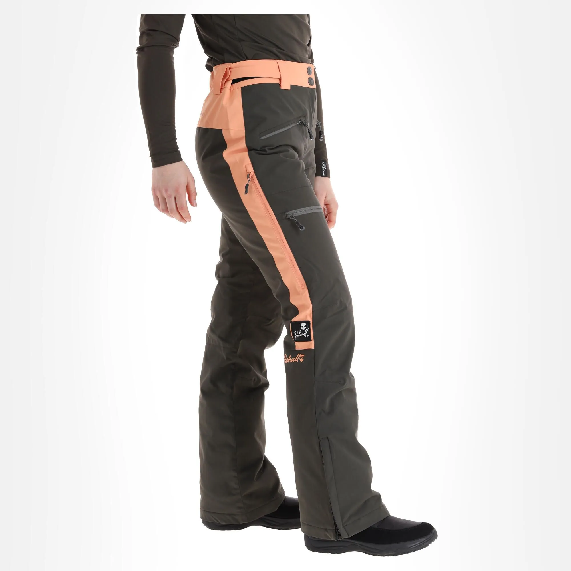 Rehall, Jaydi-R Skibroek Dames Graphite Grijs 5 Rehall, Jaydi-R Skibroek Dames Graphite Grijs - Afbeelding 3