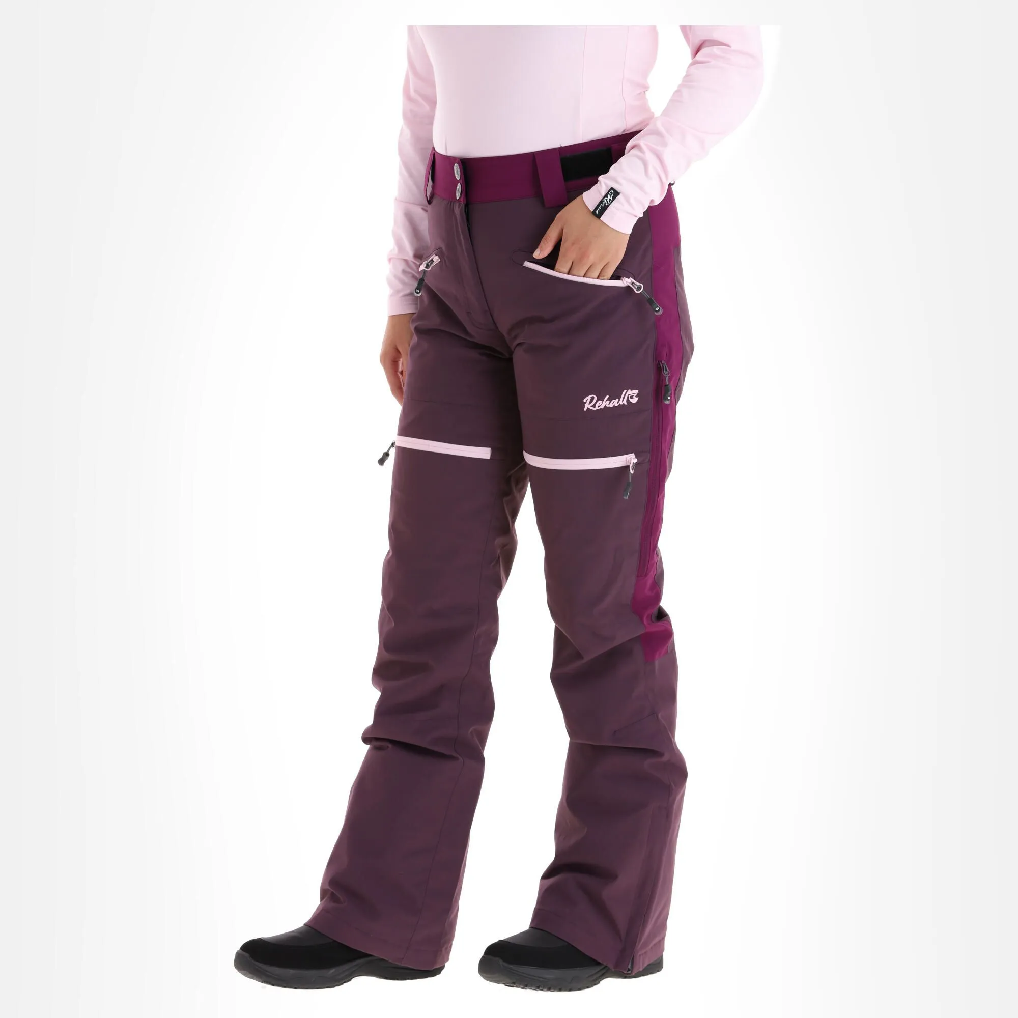 Rehall, Jaydi-R Skibroek Dames Plum Perfect Paars 3 Rehall, Jaydi-R Skibroek Dames Plum Perfect Paars