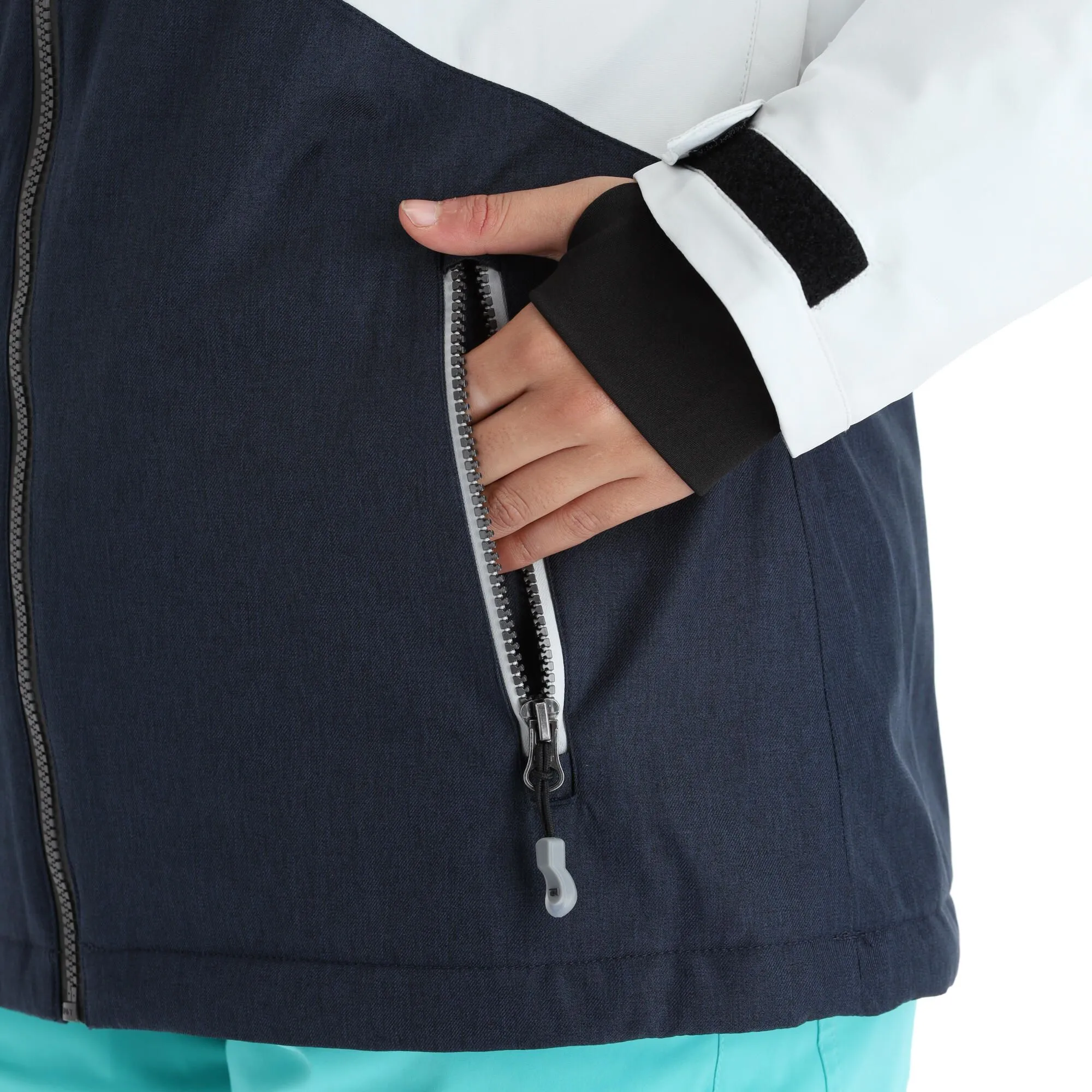 Rehall, June-R Ski-jas Dames Aqua Blauw 11 Rehall, June-R Ski-jas Dames Aqua Blauw - Afbeelding 9