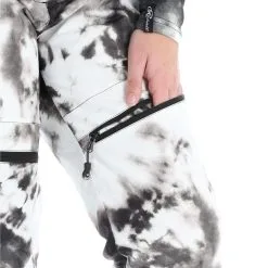 Rehall, Khloe-R Skibroek Dames Tie Dye Wit -Ski-Jassen Winkel rehall khloe r ba skibroek gevoerd dames tie dye wit BA21reh140b BI 09