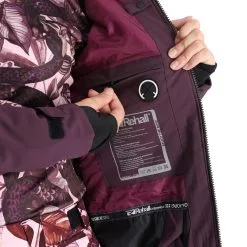 Rehall, Kiki-R Ski-jas Dames Snake Roze 22 Rehall, Kiki-R Ski-jas Dames Snake Roze -Ski-Jassen Winkel rehall kiki r aa jas gevoerd dames snake roze 22rehal142v1 BI 10