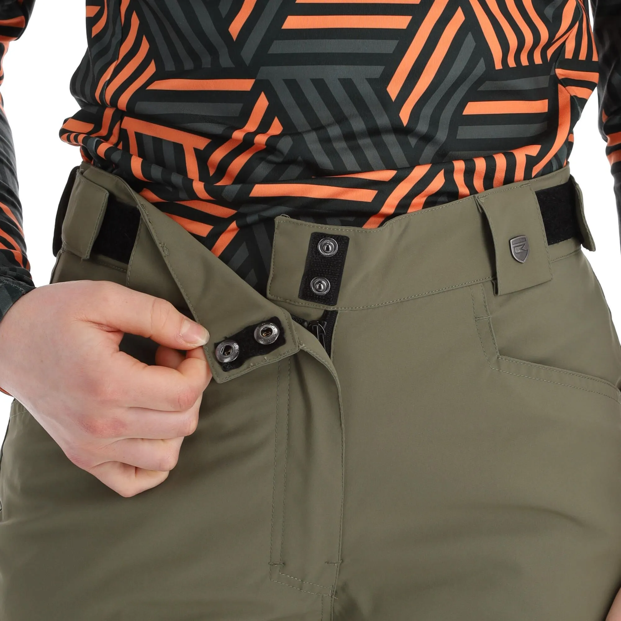 Rehall, Lise-R Skibroek Dames Dusty Olive Groen 6 Rehall, Lise-R Skibroek Dames Dusty Olive Groen - Afbeelding 4