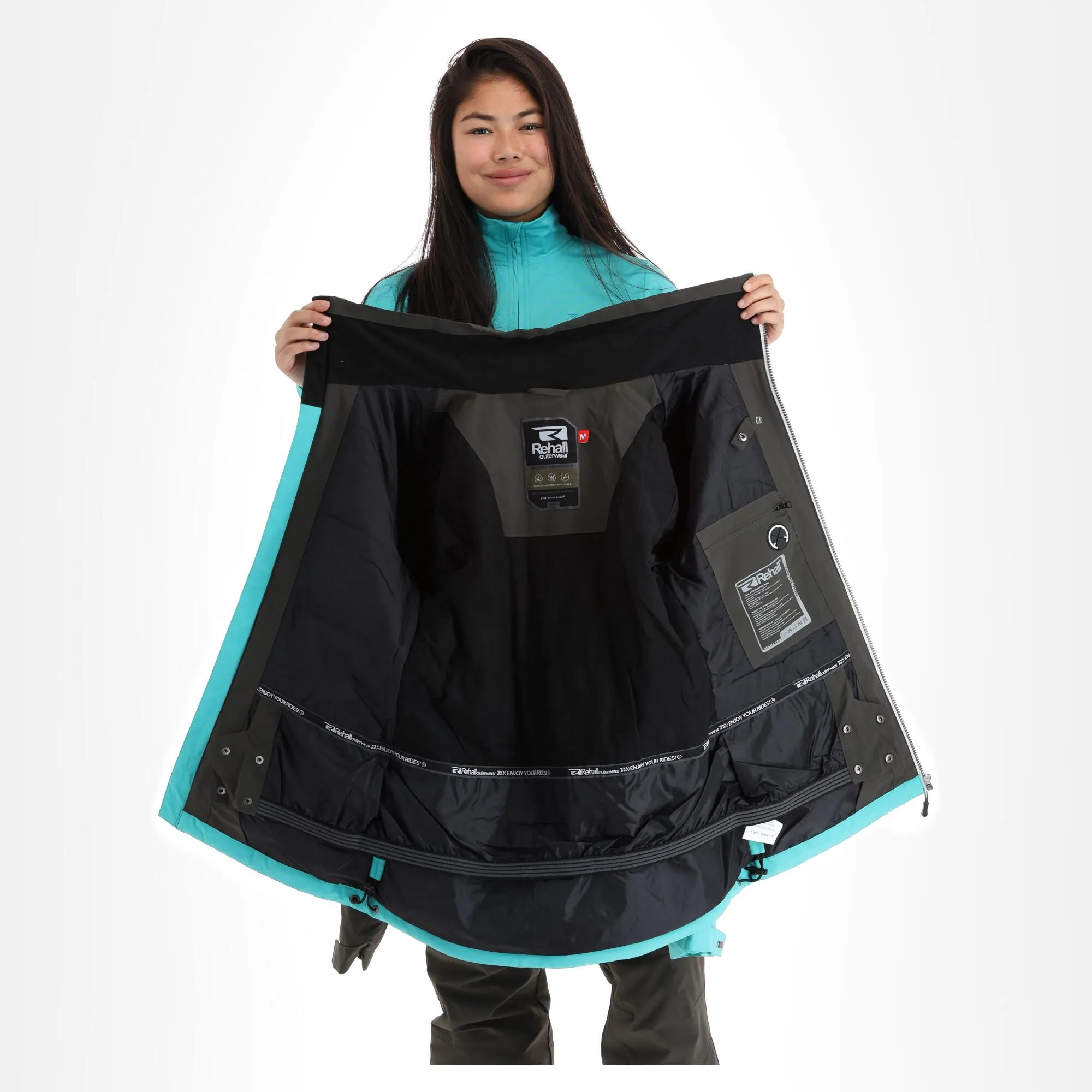 Rehall, Ricky-R Ski-jas Dames Graphite Grijs 7 Rehall, Ricky-R Ski-jas Dames Graphite Grijs - Afbeelding 5