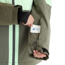 Rehall, Ricky-R Ski-jas Dames Olive Groen -Ski-Jassen Winkel rehall ricky r aa jas gevoerd dames olive groen 22rehal140v1 BI 07