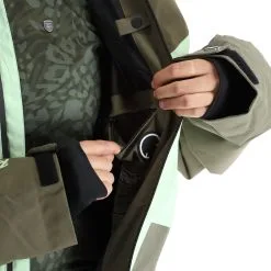 Rehall, Ricky-R Ski-jas Dames Olive Groen -Ski-Jassen Winkel rehall ricky r aa jas gevoerd dames olive groen 22rehal140v1 BI 09