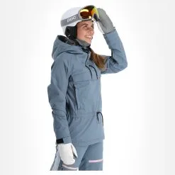 Rehall, Ziva-R Winter Anorak Dames Blauw -Ski-Jassen Winkel rehall ziva r af anorak dames blauw 22rehal144v5 BI 04