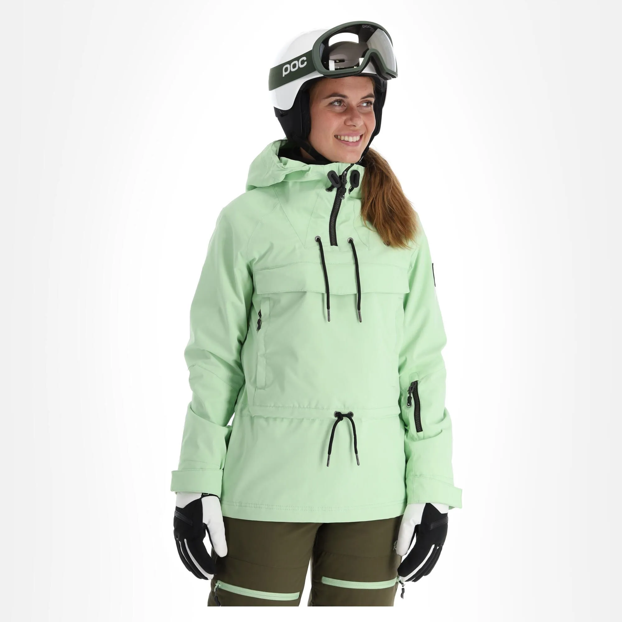 Rehall, Ziva-R Winter Anorak Dames Pastel Groen 3 Rehall, Ziva-R Winter Anorak Dames Pastel Groen