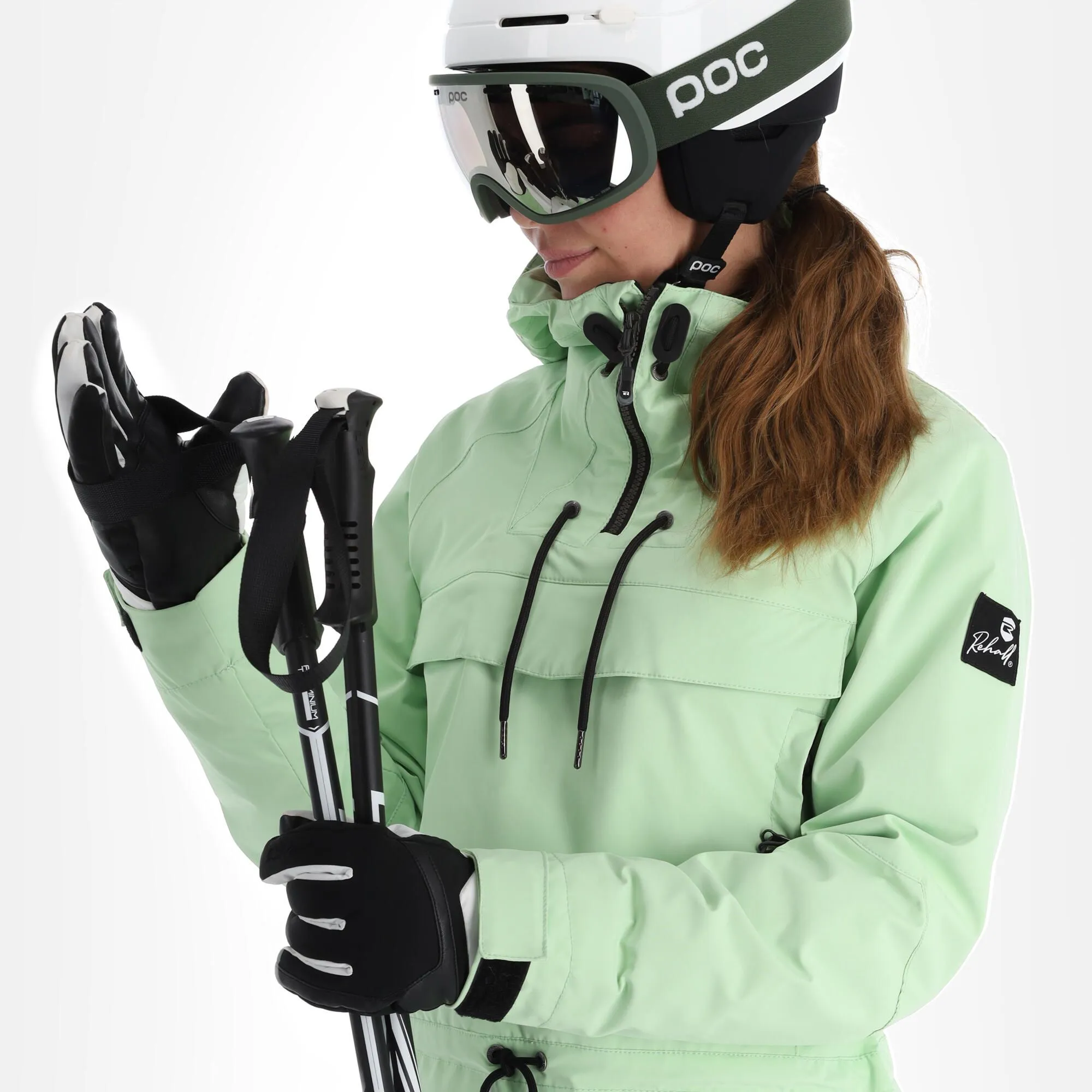 Rehall, Ziva-R Winter Anorak Dames Pastel Groen 6 Rehall, Ziva-R Winter Anorak Dames Pastel Groen - Afbeelding 4