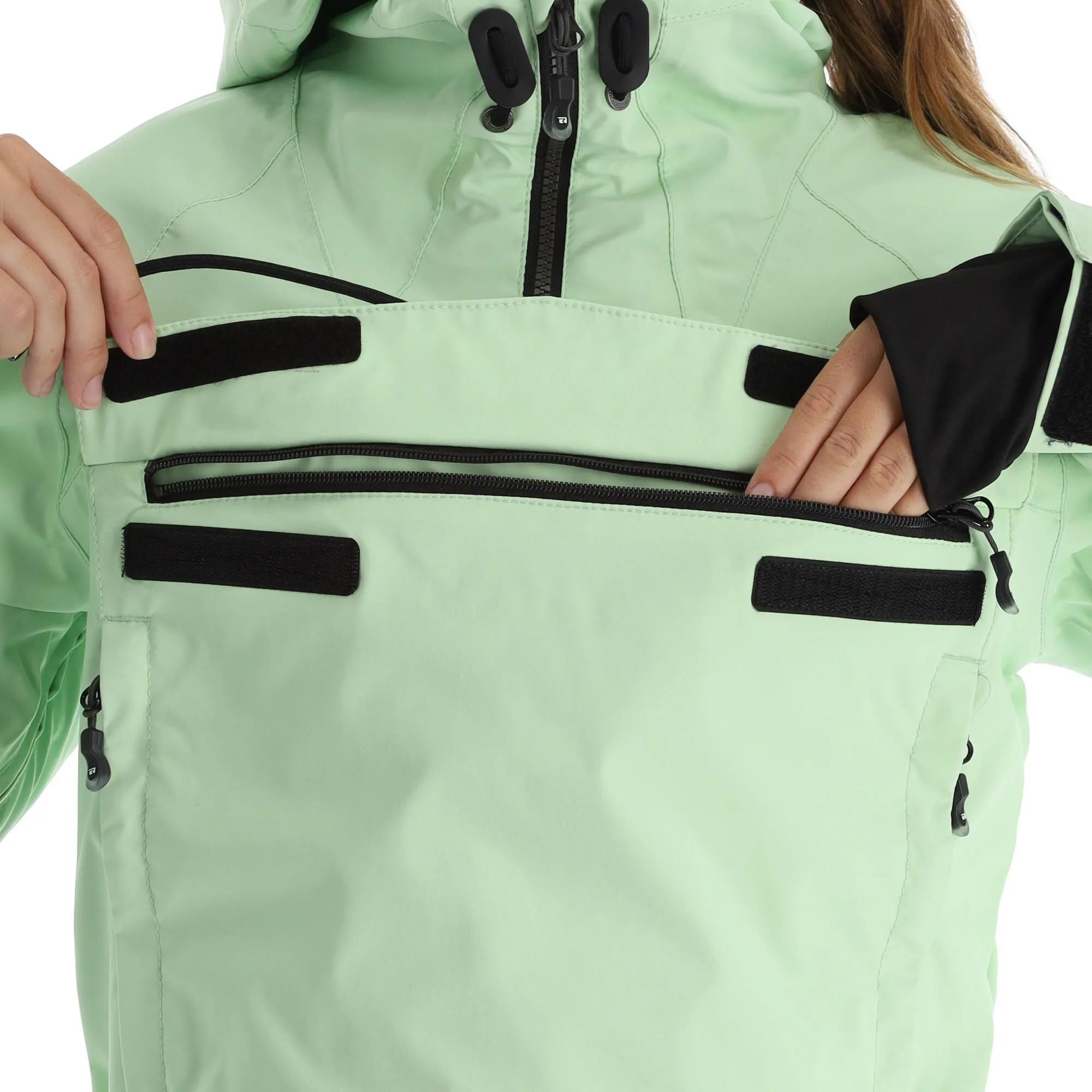 Rehall, Ziva-R Winter Anorak Dames Pastel Groen 10 Rehall, Ziva-R Winter Anorak Dames Pastel Groen - Afbeelding 8