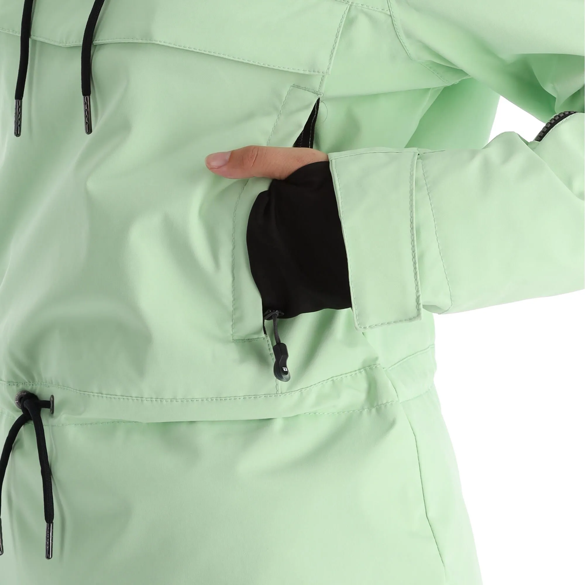 Rehall, Ziva-R Winter Anorak Dames Pastel Groen 11 Rehall, Ziva-R Winter Anorak Dames Pastel Groen - Afbeelding 9