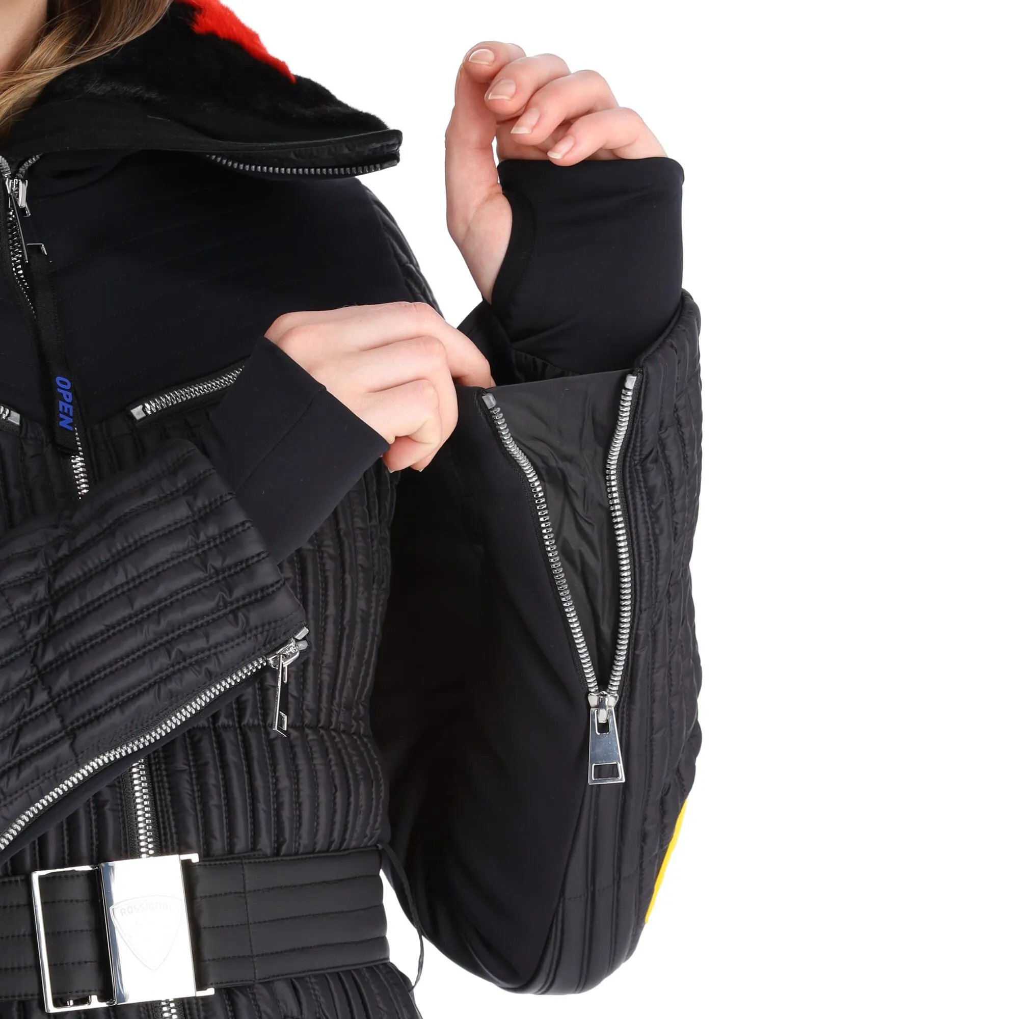 Rossignol, Maddy-Star Jc De Castelbajac Ski-jas Dames Zwart 11 Rossignol, Maddy-Star Jc De Castelbajac Ski-jas Dames Zwart - Afbeelding 9