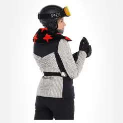 Rossignol, Maddy-Star Sl Jc De Castelbajac Ski-jas Dames Zilver -Ski-Jassen Winkel rossignol maddy star sl jc de castelbajac aa jas gevoerd dames 22rossi104v1 BI 03