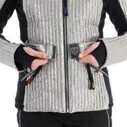 Rossignol, Maddy-Star Sl Jc De Castelbajac Ski-jas Dames Zilver -Ski-Jassen Winkel rossignol maddy star sl jc de castelbajac aa jas gevoerd dames 22rossi104v1 BI 14